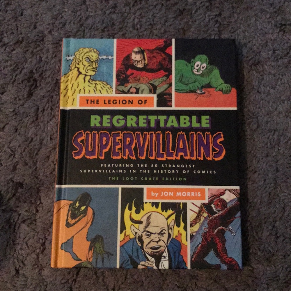 Regrettable super villain book